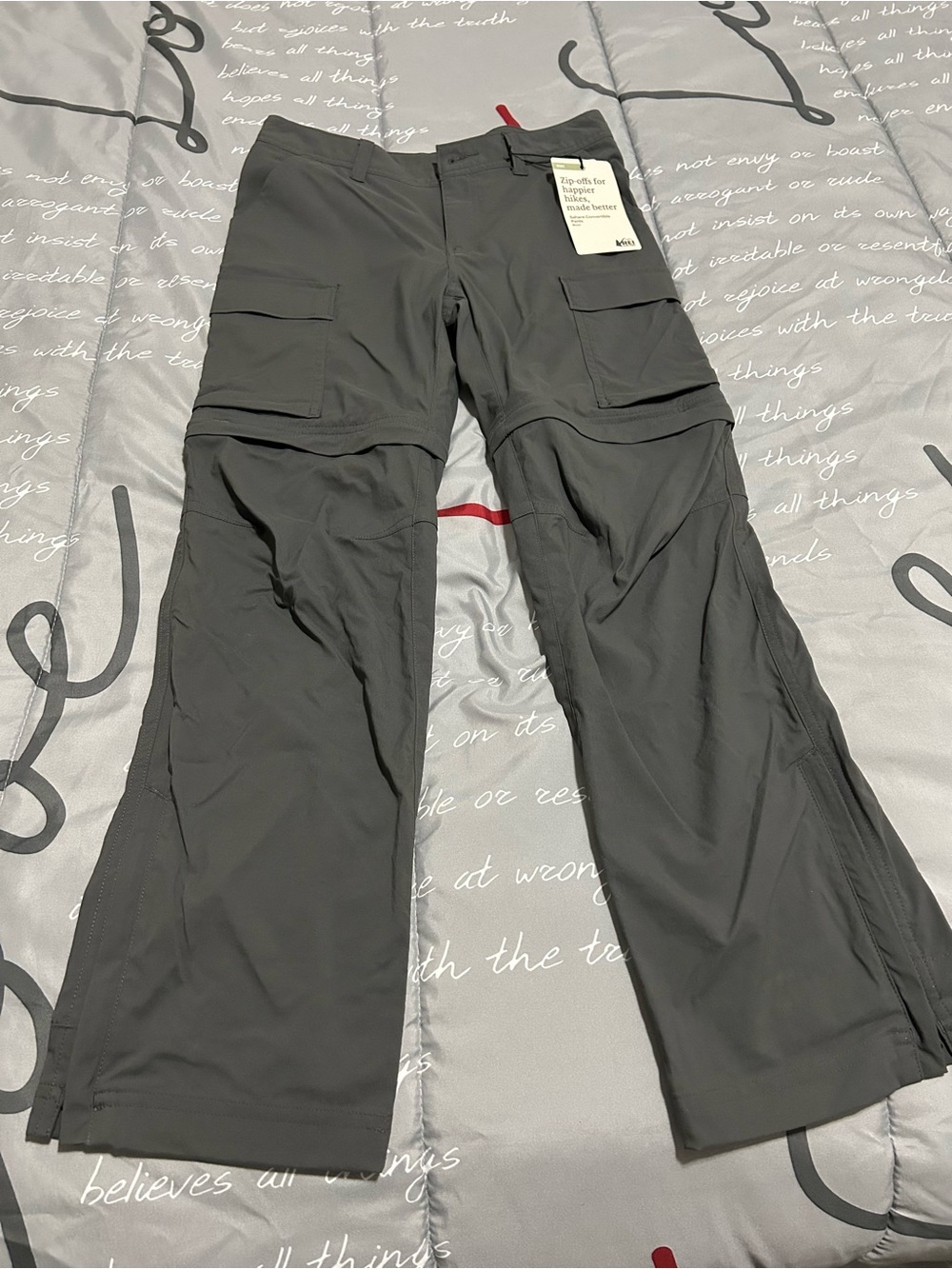 REI Co-op Sahara Convertible Pants Kids M (10-12) NWT